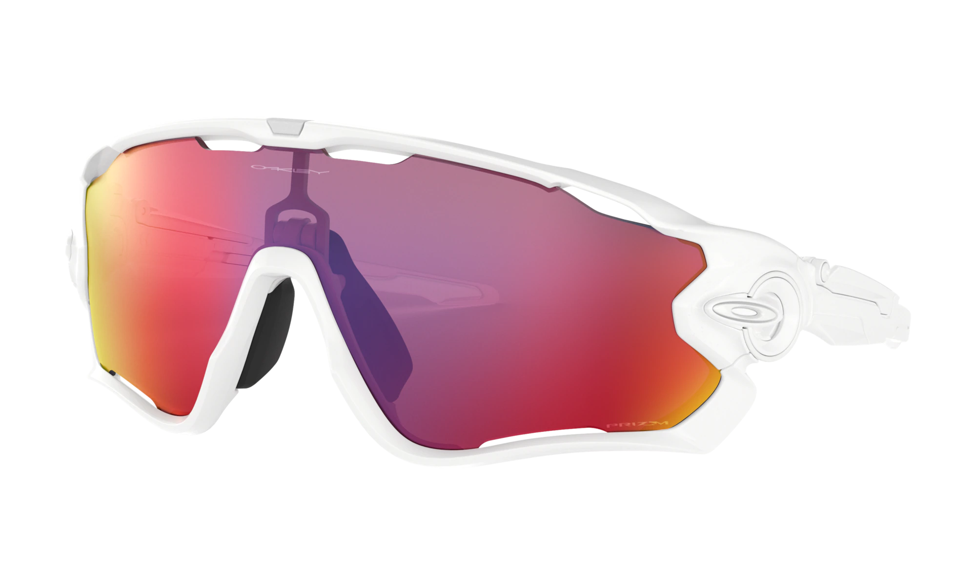 Oakley Jawbreaker Polished White Prizm Road Sunglasses